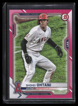 Load image into Gallery viewer, 2021 Bowman #85 Pink Shohei Ohtani Angels 108/299