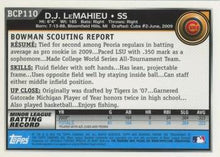 将图片加载到图库查看器,2010 Bowman Chrome Prospects #BCP110 D.J. LeMahieu Chicago Cubs