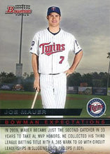 将图片加载到图库查看器,2010 Bowman Bowman Expectations #BE13 - Joe Mauer / Buster Posey - Minnesota Twins / San Francisco Giants