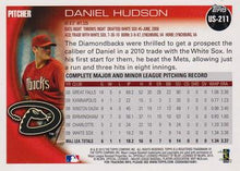 将图片加载到图库查看器,2010 Topps Update Daniel Hudson US-211 Arizona Diamondbacks