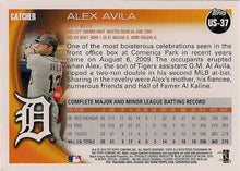将图片加载到图库查看器,2010 Topps Update Alex Avila US-37 Detroit Tigers