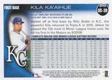 将图片加载到图库查看器,2010 Topps Update Kila Ka'aihue US-39 Kansas City Royals