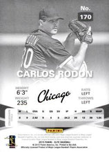 تحميل الصورة إلى عارض المعرض، 2015 Panini Elite Carlos Rodon Rookie RC #170 Chicago White Sox