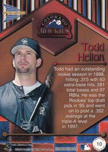 将图片加载到图库查看器,1999 Pacific Diamond Prism Todd Helton #10 Colorado Rockies