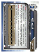 Load image into Gallery viewer, 2019 Bowman Draft #BDC-15 Alec Marsh Chrome Refractor