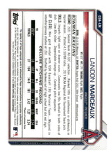 تحميل الصورة إلى عارض المعرض، 2021 Bowman Draft #CDA-LM Landon Marceaux Chrome Draft Pick Autographs