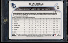 Load image into Gallery viewer, 2022 Topps Chrome Sonic #201 Shane Baz Black & White RayWave