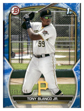 Load image into Gallery viewer, 2023 Bowman #BP-134 Tony Blanco Jr. Prospects Blue Pattern #/125