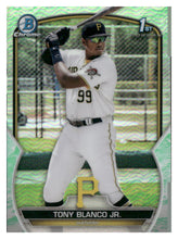 تحميل الصورة إلى عارض المعرض، 2023 Bowman #BCP-134 Tony Blanco Jr. Chrome Prospects Lunar Glow Refractor