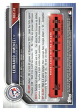 Load image into Gallery viewer, 2019 Bowman Draft #BDC-78 Leonardo Jimenez Chrome