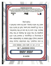 Load image into Gallery viewer, 2023 Bowman #ROYF-9 Josh Jung Rookie of the Year Favorites