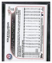 Load image into Gallery viewer, 2022 Topps Chrome Sonic #17 Kole Calhoun Aqua RayWave Refractor #/199