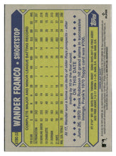 将图片加载到图库查看器,2022 Topps Chrome #87BC-13 Wander Franco 1987 Topps Baseball 35th Anniversary