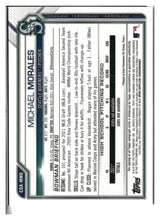 将图片加载到图库查看器,2021 Bowman Draft #CDA-MMO Michael Morales Chrome Draft Pick Autographs