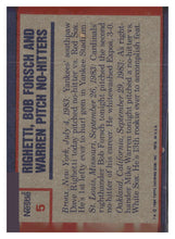 تحميل الصورة إلى عارض المعرض، 1984 Topps Nestle #5 Dave Righetti / Bob Forsch / Mike Warren