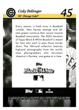 Load image into Gallery viewer, 2023 Topps Black & White #45 Cody Bellinger Color Photo Negative #/99