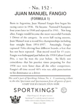 Load image into Gallery viewer, 2023 Sportkings Volume 4 #152 Juan Manuel Fangio