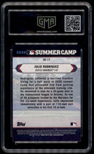将图片加载到图库查看器,2021 Bowman Chrome #SC-17 Julio Rodriguez 2020 Summer Camp GMA 10