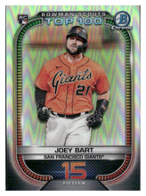 将图片加载到图库查看器,2021 Bowman #BTP-15 Joey Bart Bowman Scouts Top 100