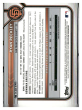 将图片加载到图库查看器,2022 Bowman Chrome Sapphire Edition #BCP-163 Ryan Reckley Prospects