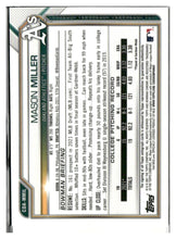 تحميل الصورة إلى عارض المعرض، 2021 Bowman Draft #CDA-MMIL Mason Miller Chrome Draft Pick Autographs