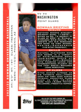 Load image into Gallery viewer, 2021-22 Bowman University #2K3B-5 Ty Ty Washington 2003 Bowman