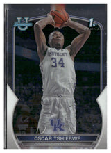 将图片加载到图库查看器,2022-23 Bowman University Chrome #74 Oscar Tshiebwe