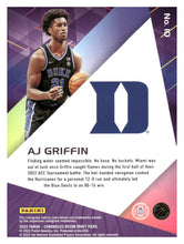 تحميل الصورة إلى عارض المعرض، 2022 Panini Chronicles Draft Picks #10 AJ Griffin Recon