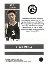 تحميل الصورة إلى عارض المعرض، 2022 Panini Chronicles Draft Picks #7 Dyson Daniels Bronze