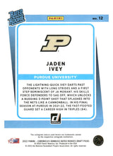 تحميل الصورة إلى عارض المعرض، 2022 Panini Chronicles Draft Picks #12 Jaden Ivey Donruss Rated Rookies