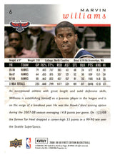 将图片加载到图库查看器,2008-09 Upper Deck First Edition #6 Marvin Williams