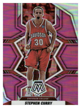 تحميل الصورة إلى عارض المعرض، 2022 Panini Chronicles Active Picks #24 Stephen Curry Mosaic Pink