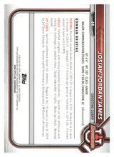Load image into Gallery viewer, 2021-22 Bowman University #68 Josiah-Jordan James