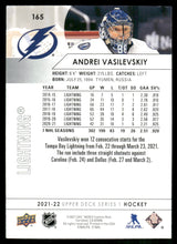 Load image into Gallery viewer, 2021-22 Upper Deck #165 Andrei Vasilevskiy