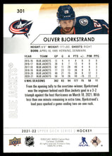 Load image into Gallery viewer, 2021-22 Upper Deck #301 Oliver Bjorkstrand