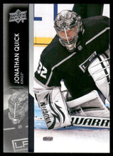 Load image into Gallery viewer, 2021-22 Upper Deck #336 Jonathan Quick Speckled Rainbow Foil