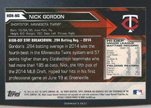 Load image into Gallery viewer, 2015 Bowman's Best Hi-def Heritage Refractor Nick Gordon #HDH-NG Minnesota Twins