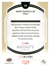 将图片加载到图库查看器,2022 Upper Deck Allure Marvel Studios #96 Mark Ruffalo as Hulk