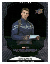 将图片加载到图库查看器,2022 Upper Deck Allure Marvel Studios #26 Chris Evans as Captain America