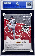 将图片加载到图库查看器,2021 Panini Mosaic kScripts #SCR-ZC Zac Gallen Autograph Arizona Diamondbacks ISA 10 Gem Mint