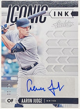 将图片加载到图库查看器,2020 Panini Absolute Baseball Iconic Ink #IC-AJ Aaron Judge 02/15