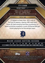 Load image into Gallery viewer, 2017 Topps Triple Threads Amethyst 258/340 Ty Cobb #75 Detroit Tigers