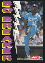 将图片加载到图库查看器,1991 Score Bo Breaker #773 Insert Bo Jackson Kansan City Royals