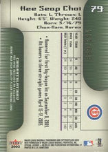 تحميل الصورة إلى عارض المعرض، 2003 Fleer Avant 68/699 Hee Seop Chat #79 Chicago Cubs