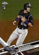将图片加载到图库查看器,2017 Topps Chrome David Dahl Rookie #HMT100 Colorado Rockies