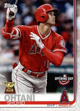 تحميل الصورة إلى عارض المعرض، يوم افتتاح Topps لعام 2019 Shohei Ohtani ASR #100 Los Angeles Angels