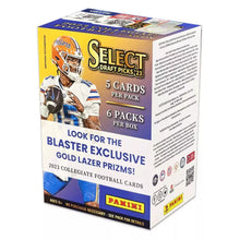 تحميل الصورة إلى عارض المعرض، بطاقات التداول NFL من Panini Select Draft Pick لعام 2023 من Blaster Box