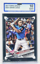 Load image into Gallery viewer, 2017 TOPPS UPDATE AARON JUDGE ROOKIE RC #US1 HR DERBY ISA 10 GEM MINT YANKEES