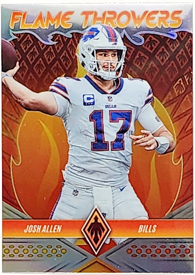 Josh Allen Stefon Diggs 2021 NFL Panini Thunder & Lightning 