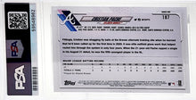 تحميل الصورة إلى عارض المعرض، بطاقة مبتدئة من Topps Cristian Pache RC #187 PSA 9 Braves لعام 2021